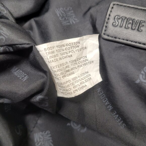 Steve Madden Banisia/Anisia Denim Multi-Pocket Tote Bag Blue Jean Large - Picture 12 of 15